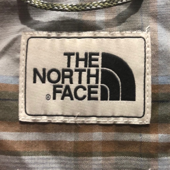 The North Face light blue and brown plaid shirt L - Picture 10 of 12